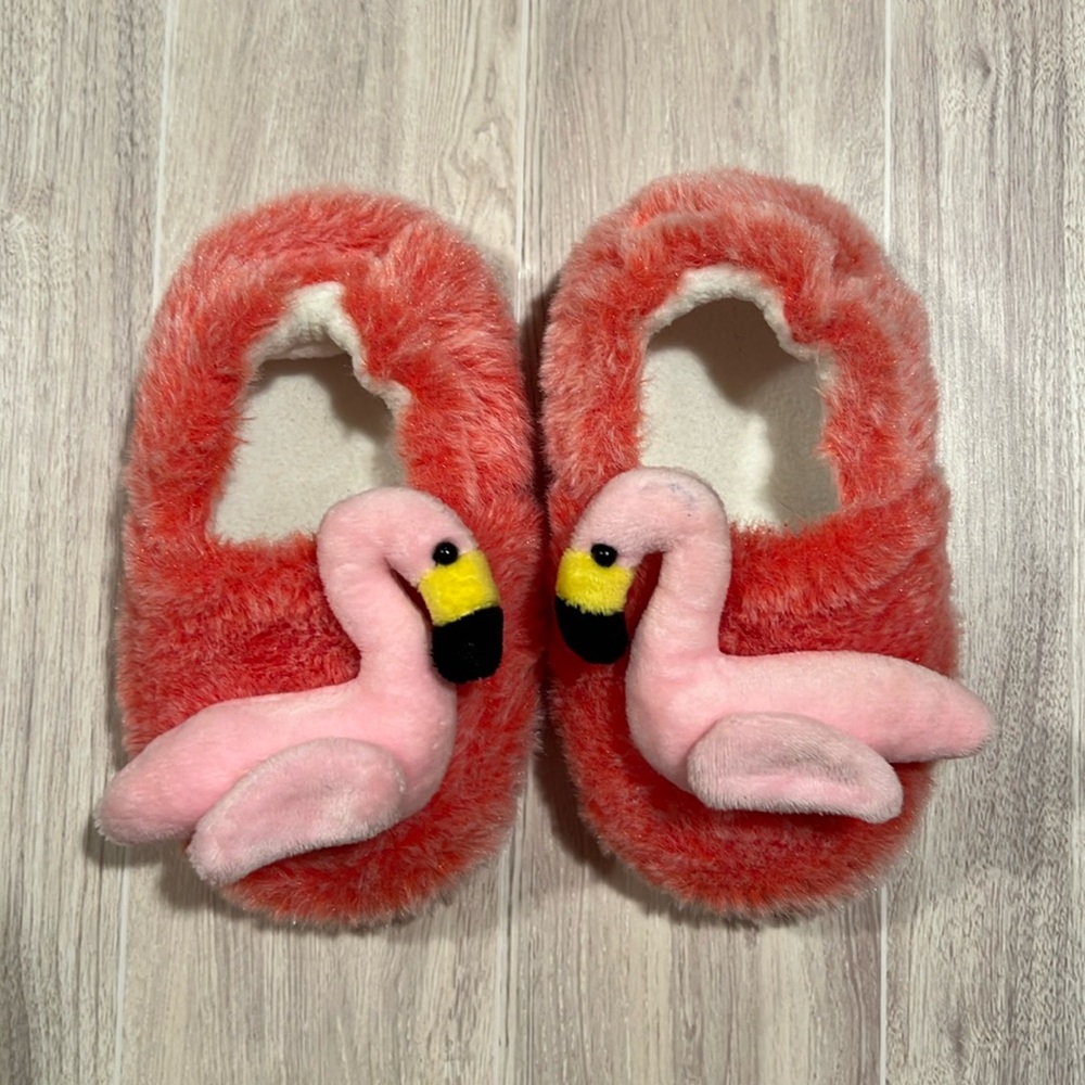 Toddler Flamingo Slippers